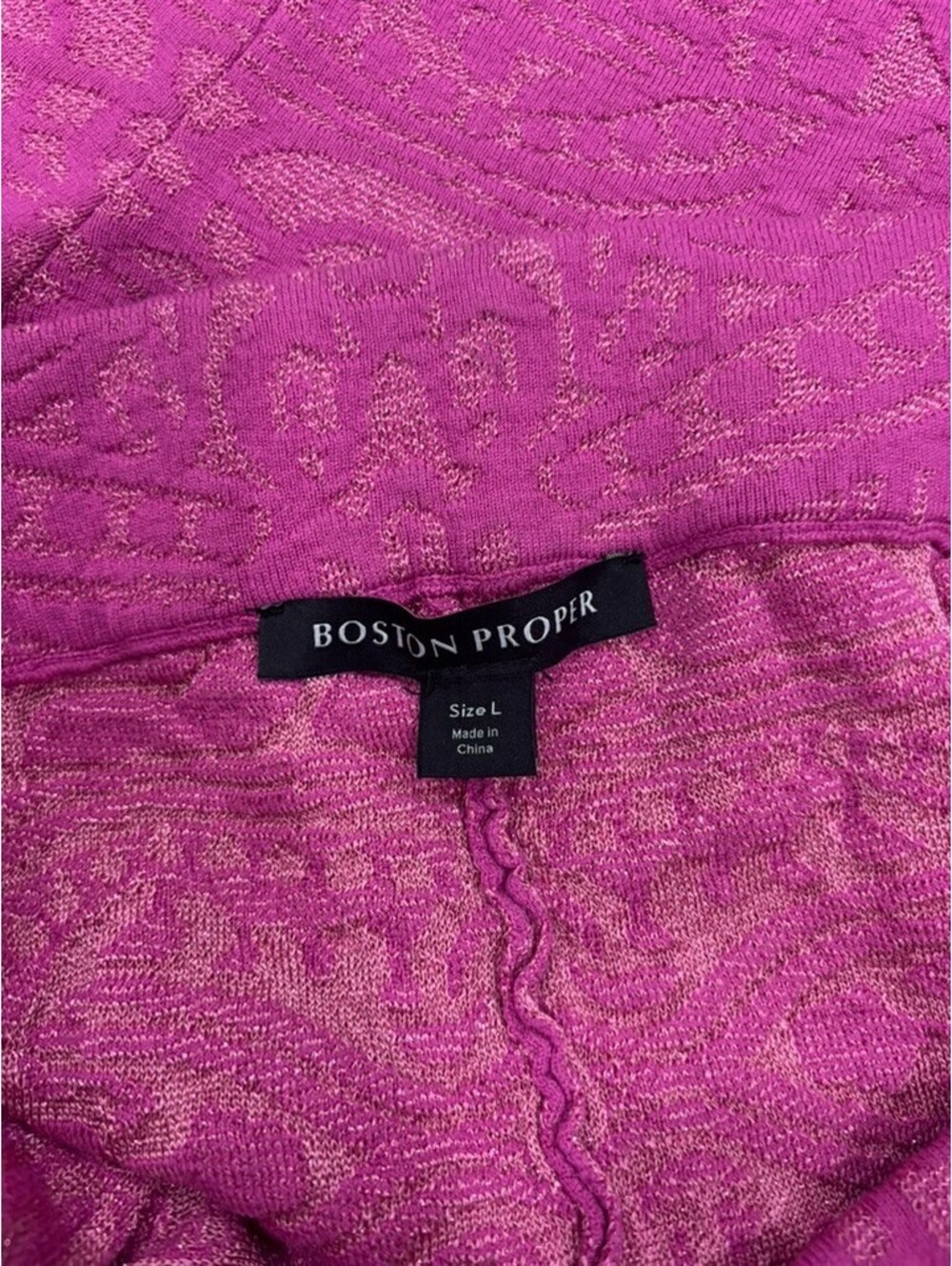 Purple Paisley Patterned Set with Rhinestone Detailing - Picture 7 of 15